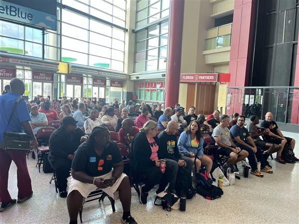 2024 Kick-Off Event at Amerant Bank Arena. Over 100 schools in attendance
